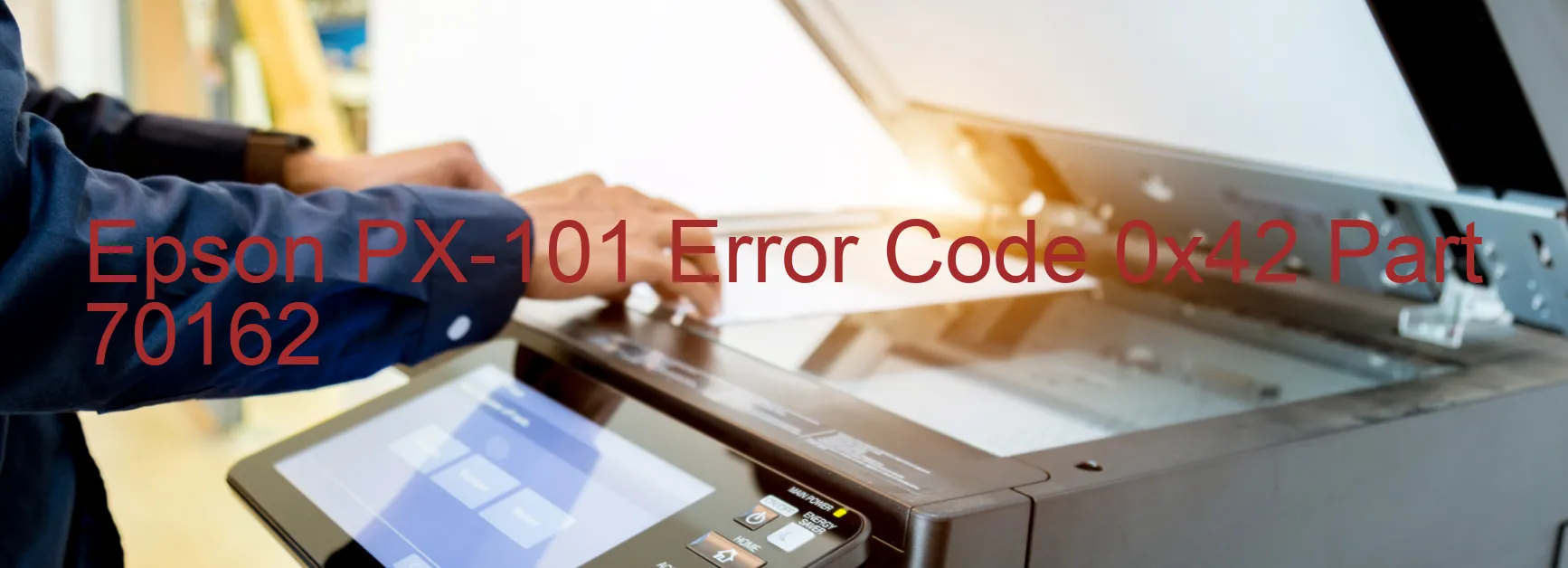 Epson PX-101 Code d'erreur 0x42