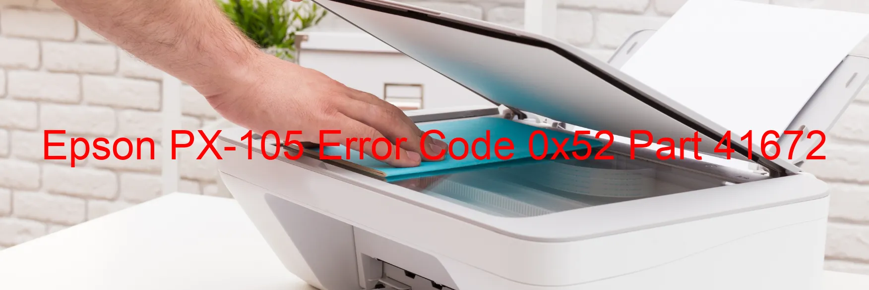 Epson PX-105 Code d'erreur 0x52