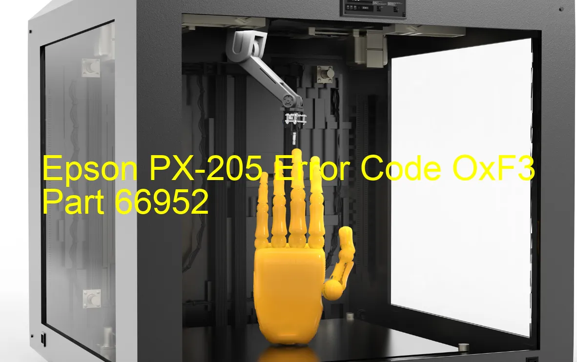 Epson PX-205 Code d'erreur OxF3