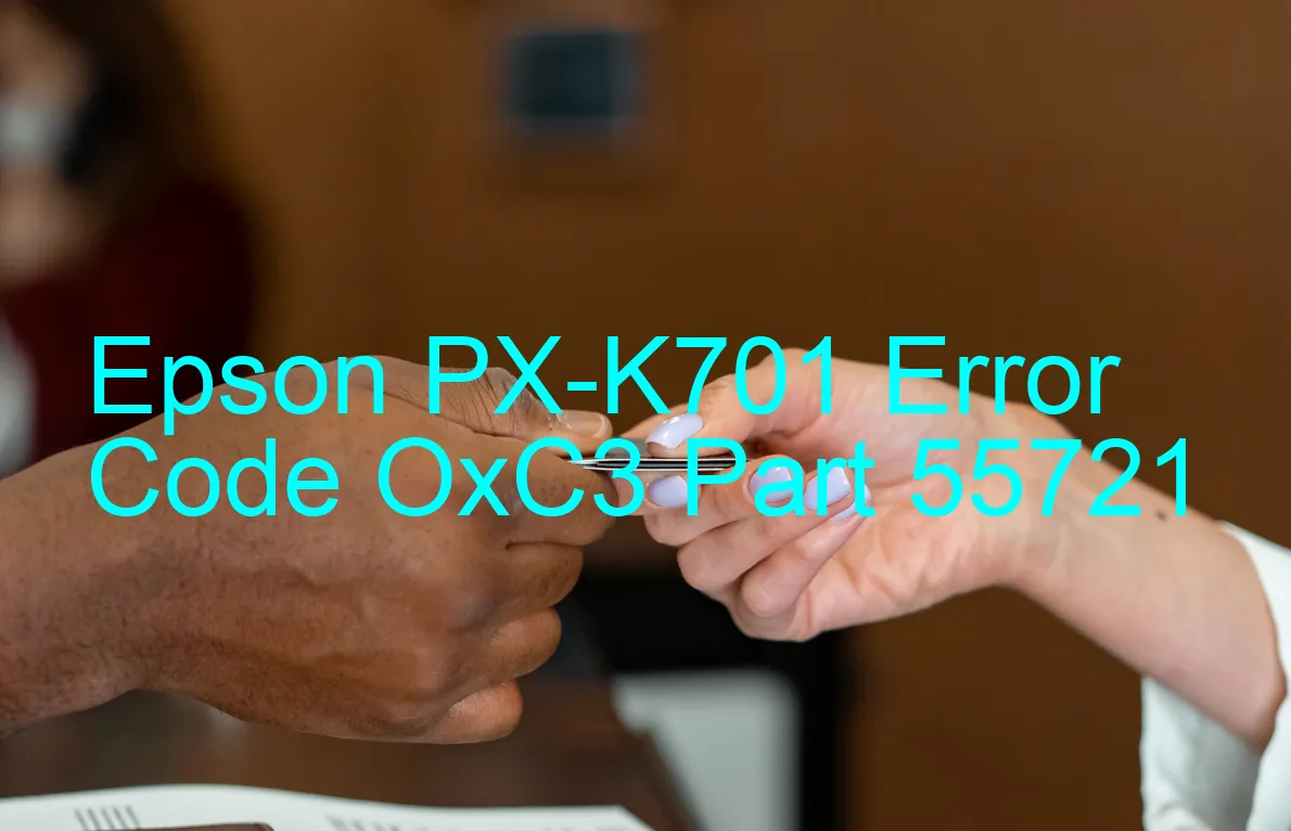 Epson PX-K701 Code d'erreur OxC3