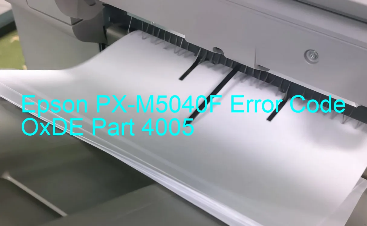 Epson PX-M5040F Code d'erreur OxDE