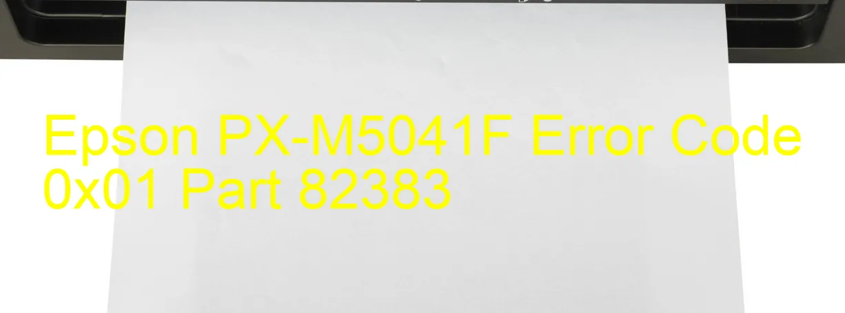 Epson PX-M5041F Code d'erreur 0x01