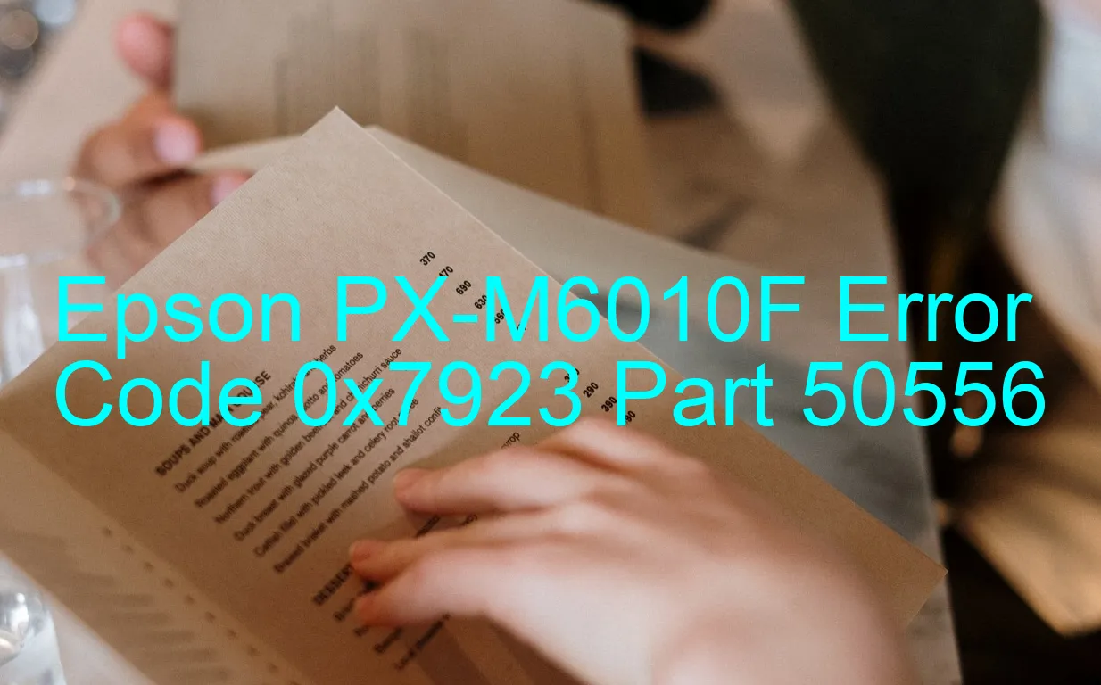 Epson PX-M6010F Code d'erreur 0x7923