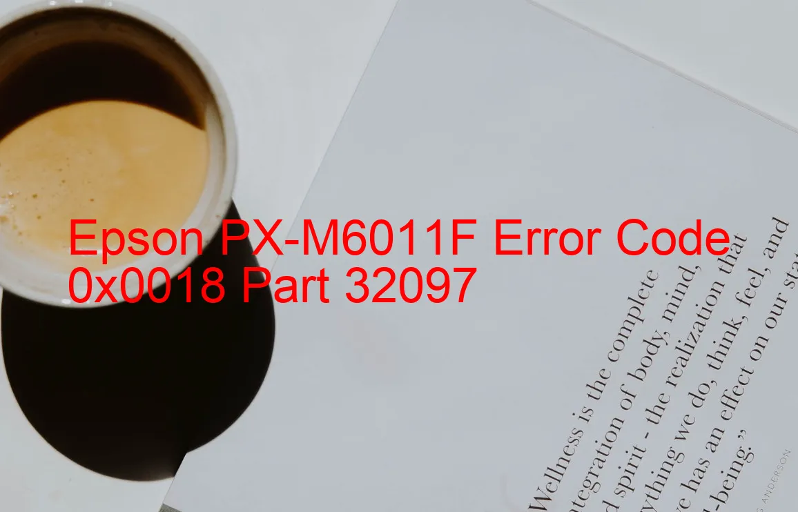 Epson PX-M6011F Code d'erreur 0x0018