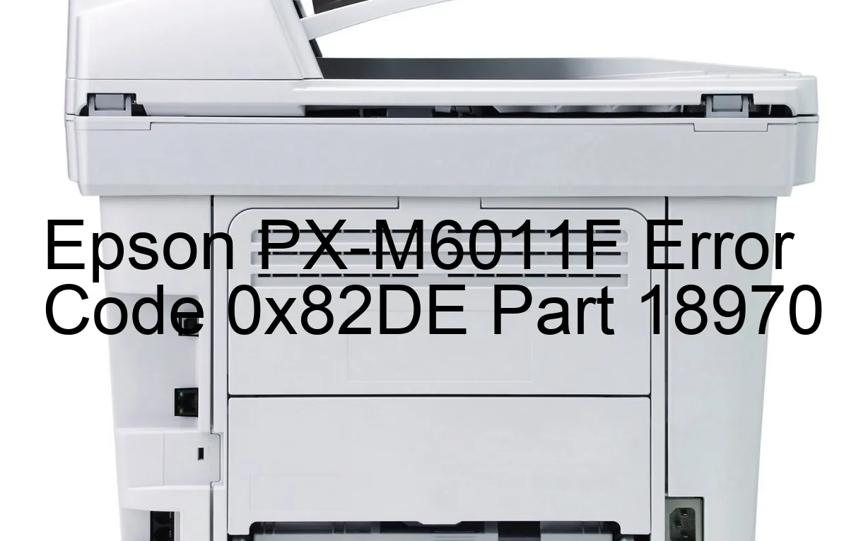 Epson PX-M6011F Code d'erreur 0x82DE