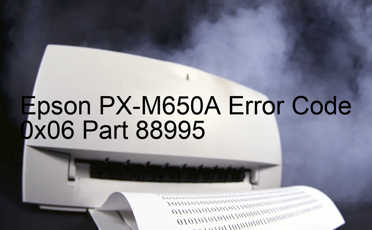 Epson PX-M650A Code d'erreur 0x06