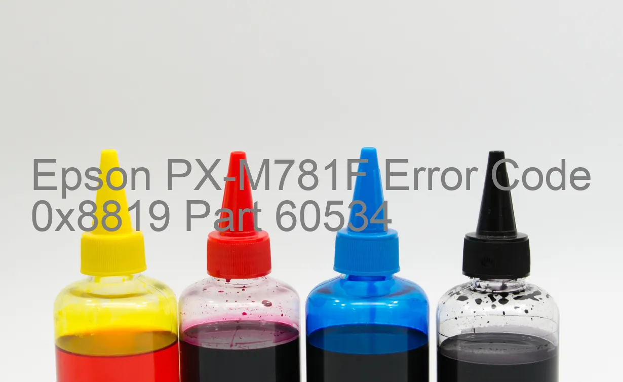 Epson PX-M781F Code d'erreur 0x8819