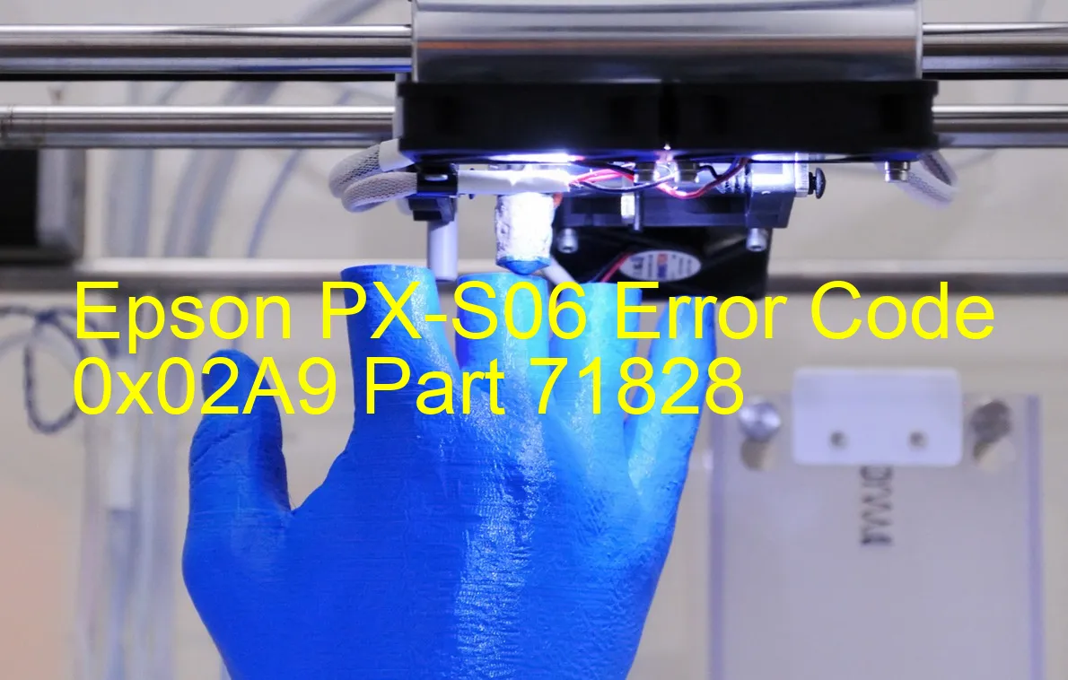 Epson PX-S06 Code d'erreur 0x02A9