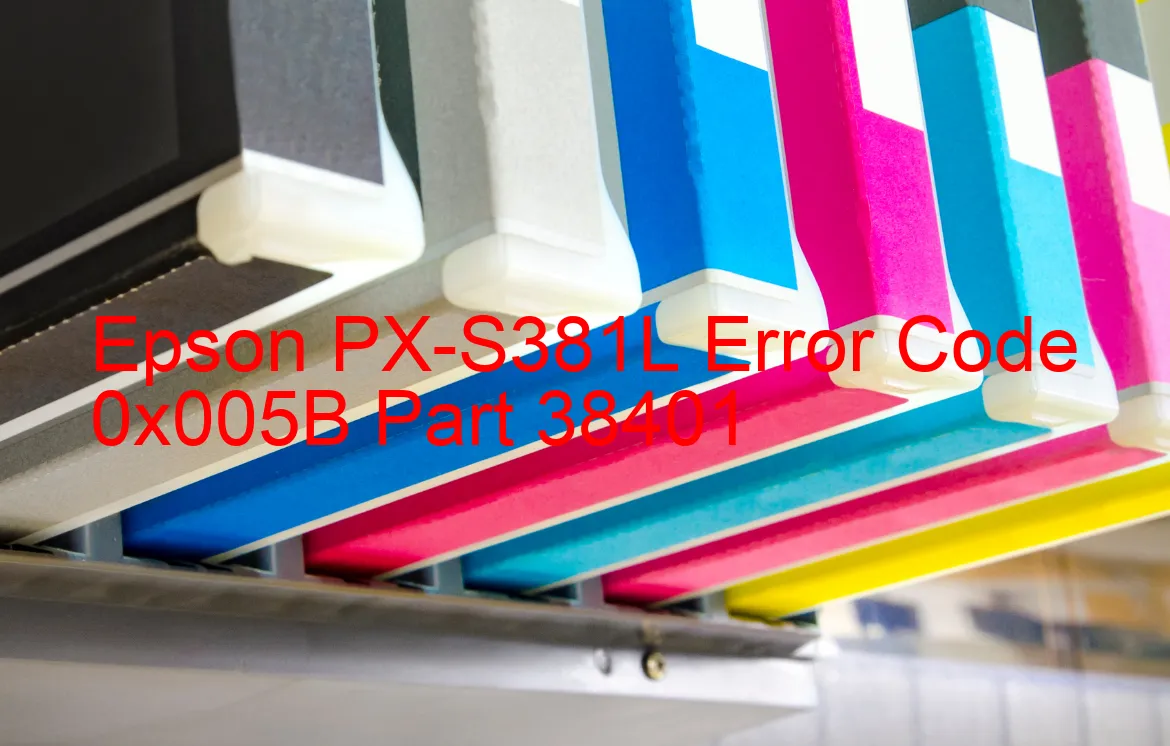 Epson PX-S381L Code d'erreur 0x005B