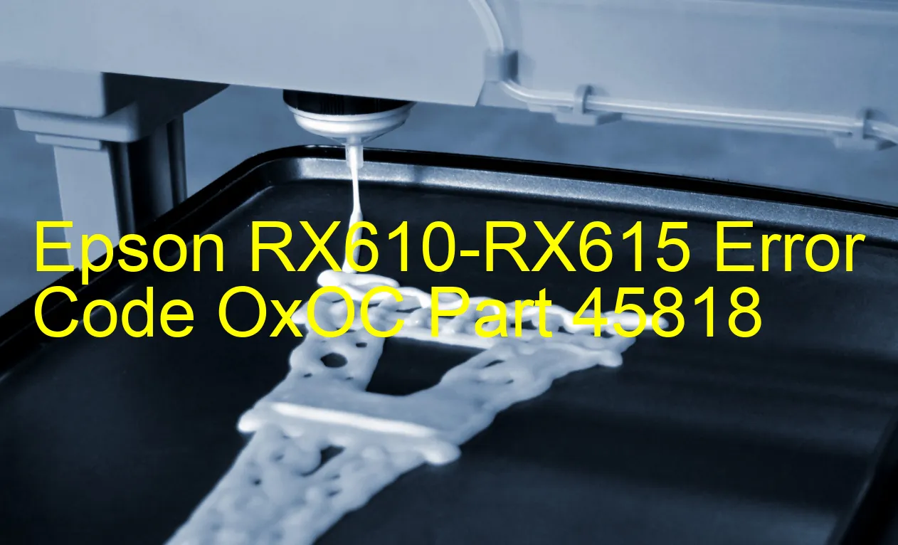 Epson RX610-RX615 Code d'erreur OxOC