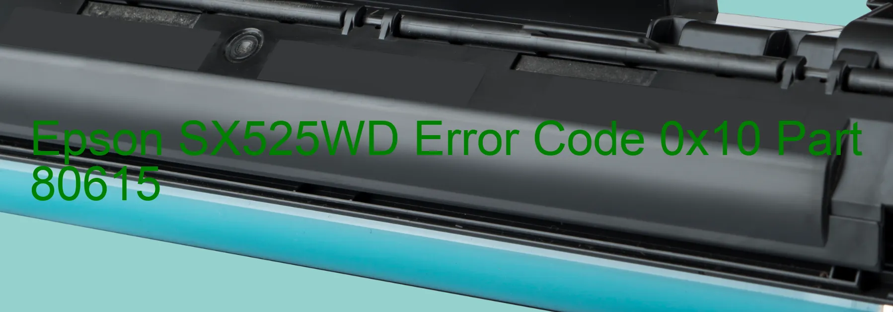 Epson SX525WD Code d'erreur 0x10