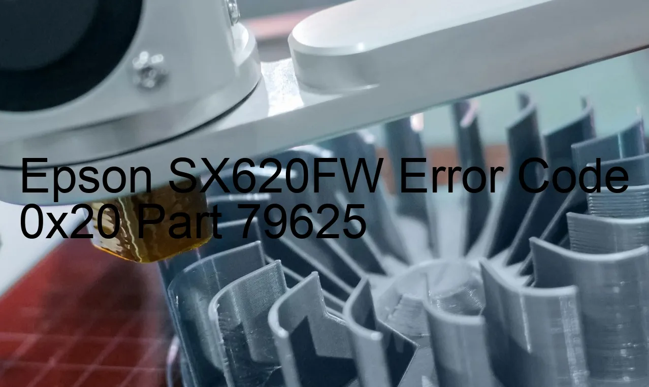 Epson SX620FW Code d'erreur 0x20