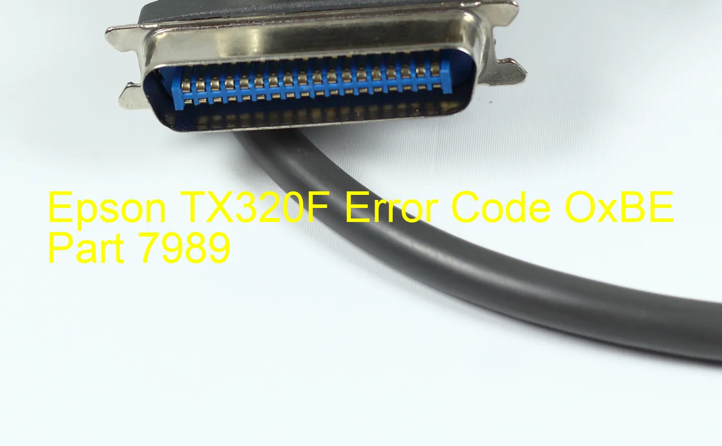 Epson TX320F Code d'erreur OxBE