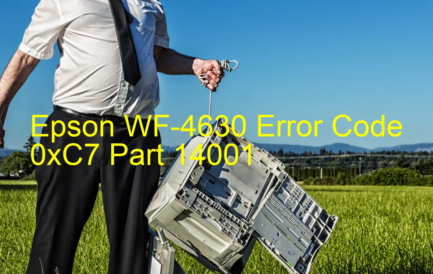 Epson WF-4630 Code d'erreur 0xC7