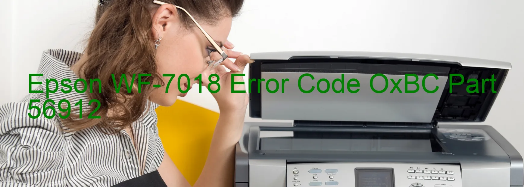 Epson WF-7018 Code d'erreur OxBC