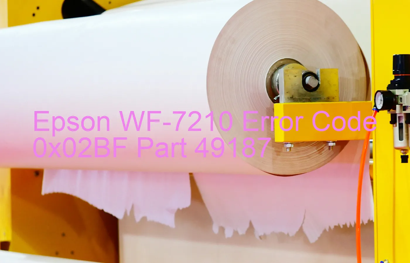 Epson WF-7210 Code d'erreur 0x02BF