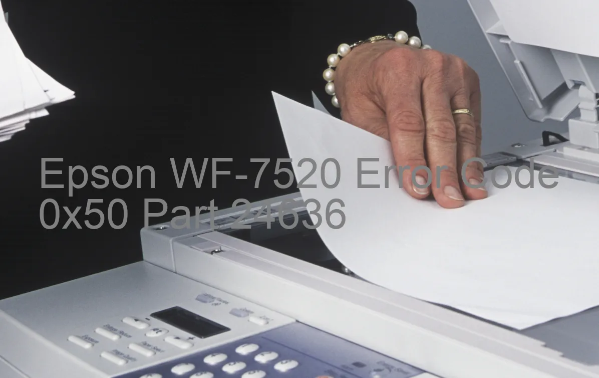 Epson WF-7520 Code d'erreur 0x50