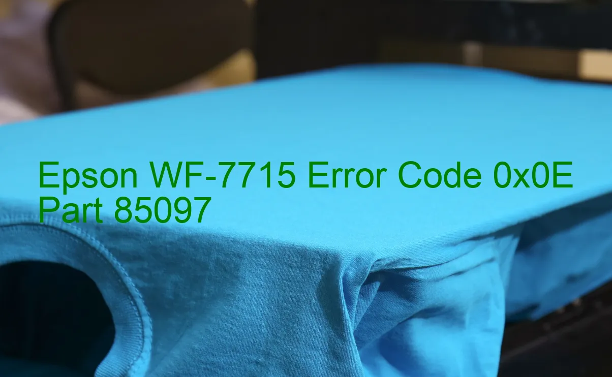 Epson WF-7715 Code d'erreur 0x0E