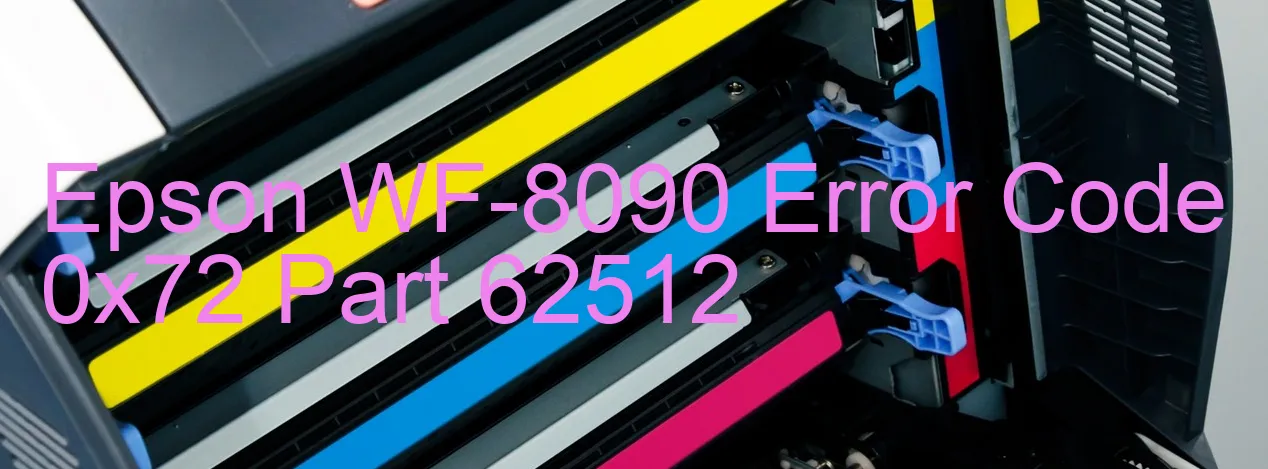 Epson WF-8090 Code d'erreur 0x72