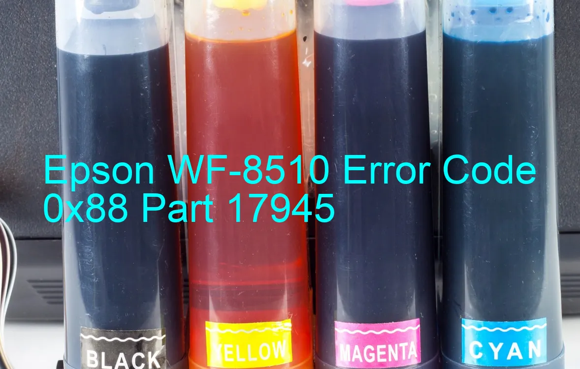 Epson WF-8510 Code d'erreur 0x88