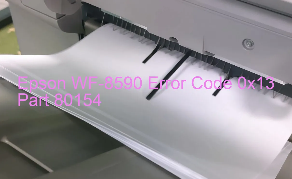 Epson WF-8590 Code d'erreur 0x13