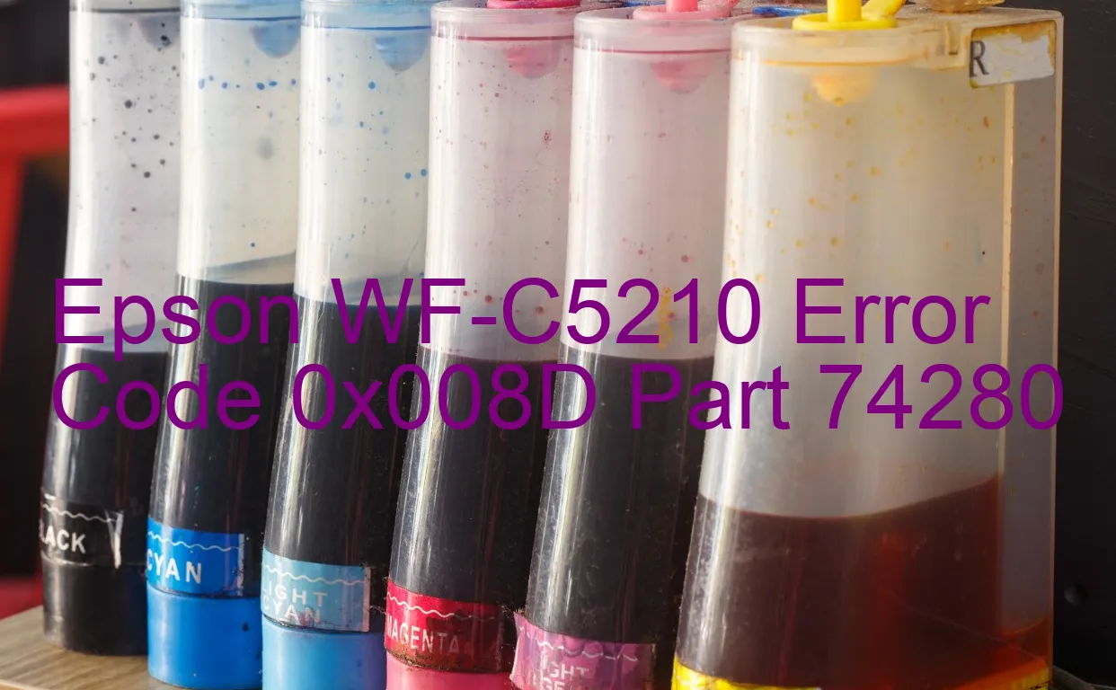 Epson WF-C5210 Code d'erreur 0x008D