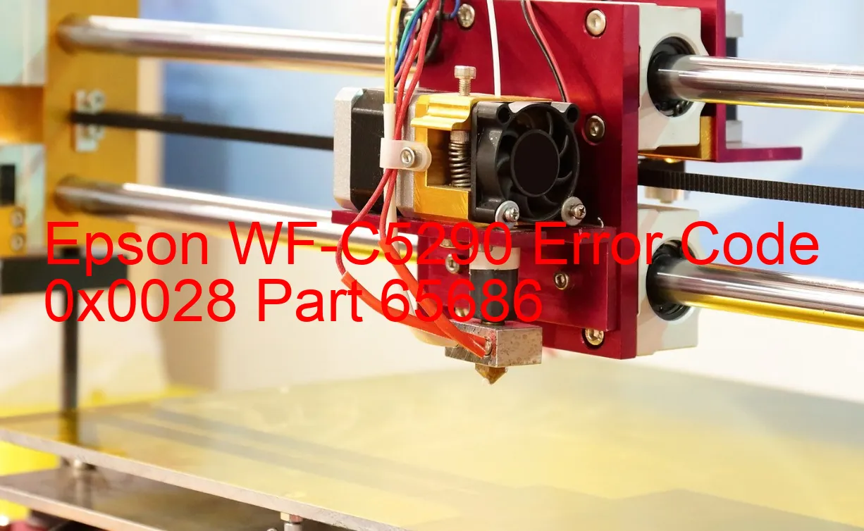 Epson WF-C5290 Code d'erreur 0x0028