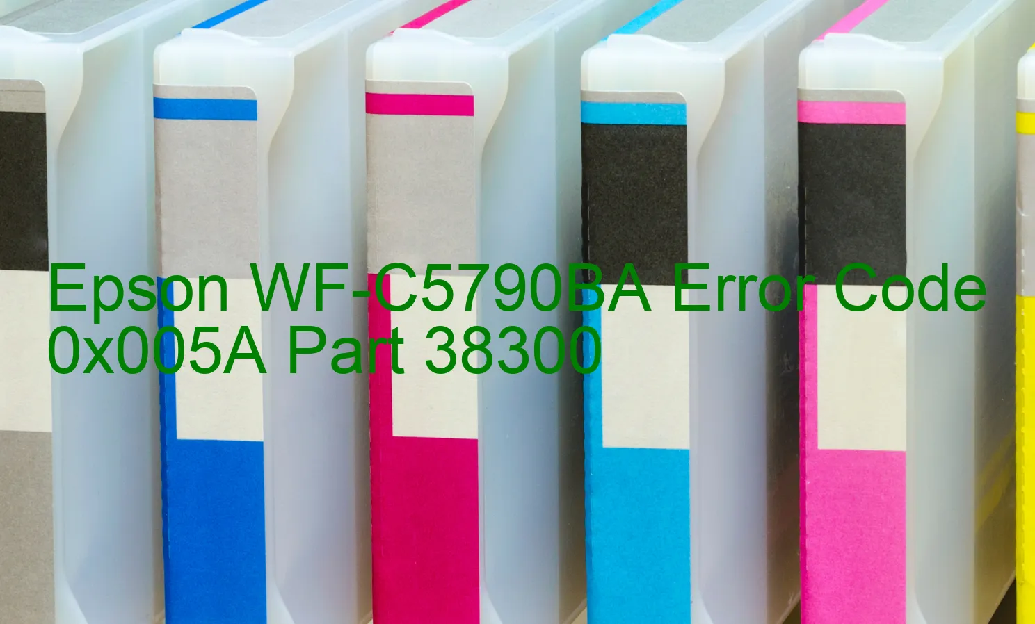 Epson WF-C5790BA Code d'erreur 0x005A