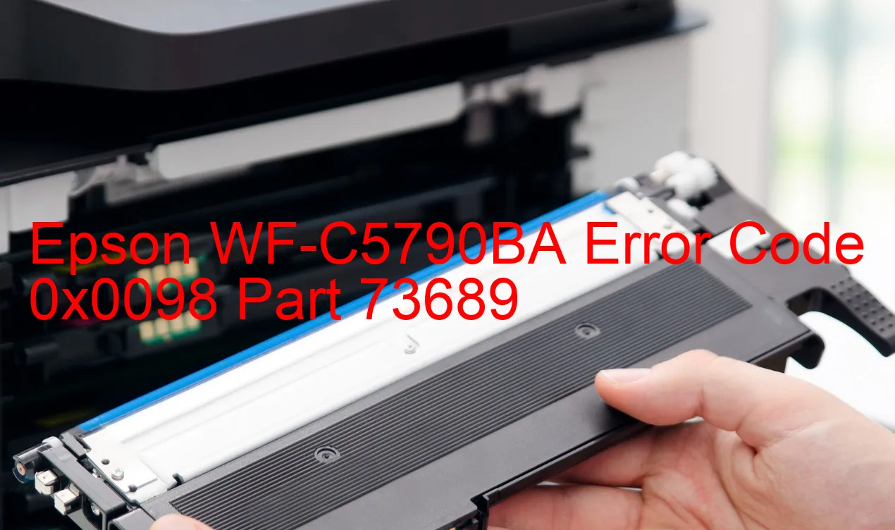 Epson WF-C5790BA Code d'erreur 0x0098