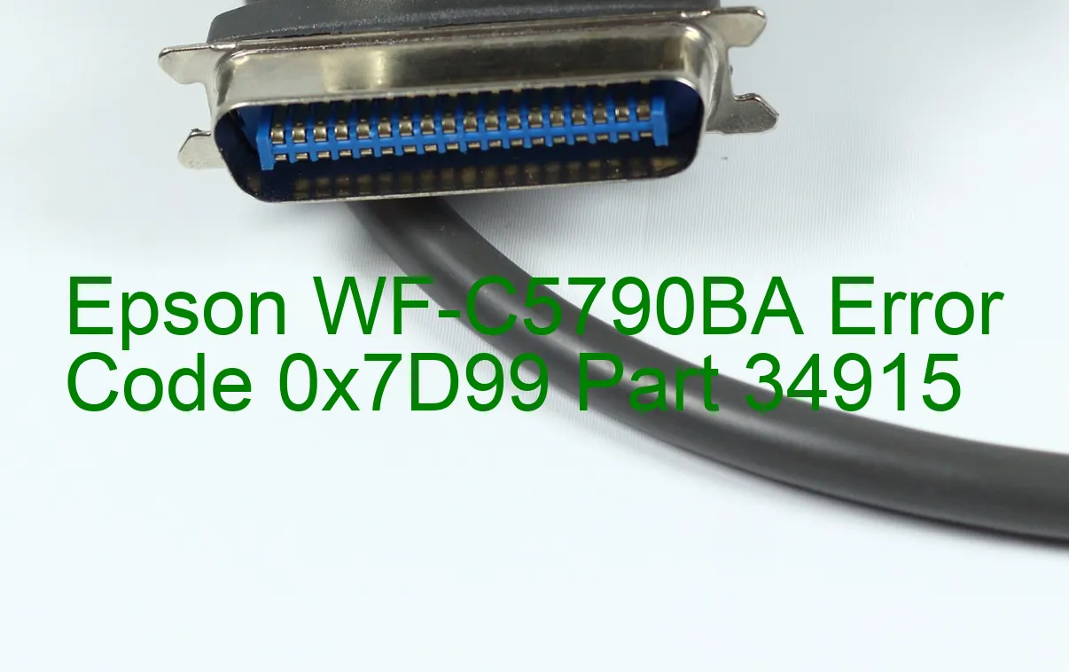 Epson WF-C5790BA Code d'erreur 0x7D99