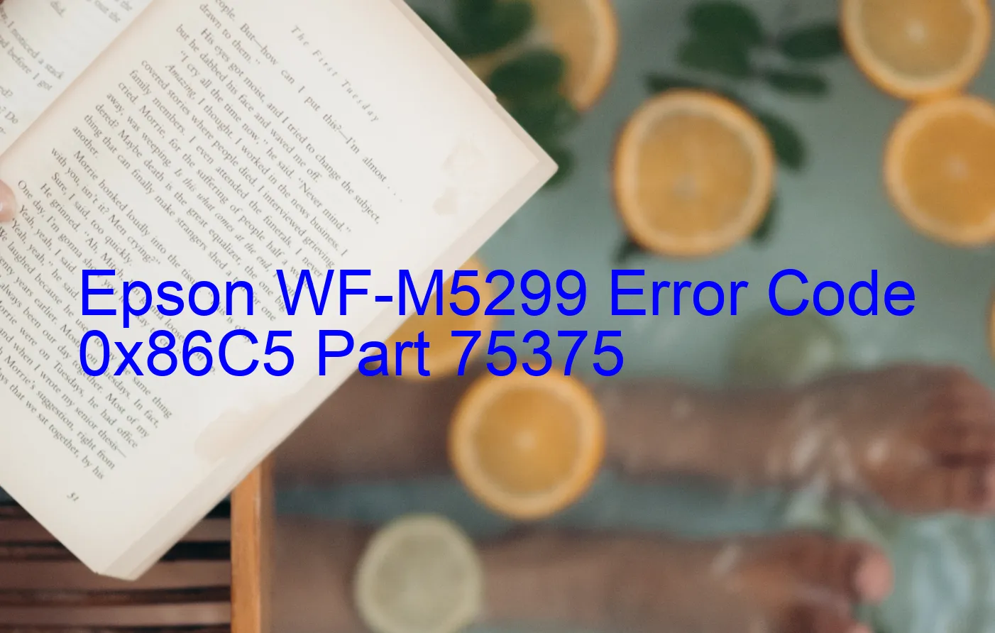 Epson WF-M5299 Code d'erreur 0x86C5