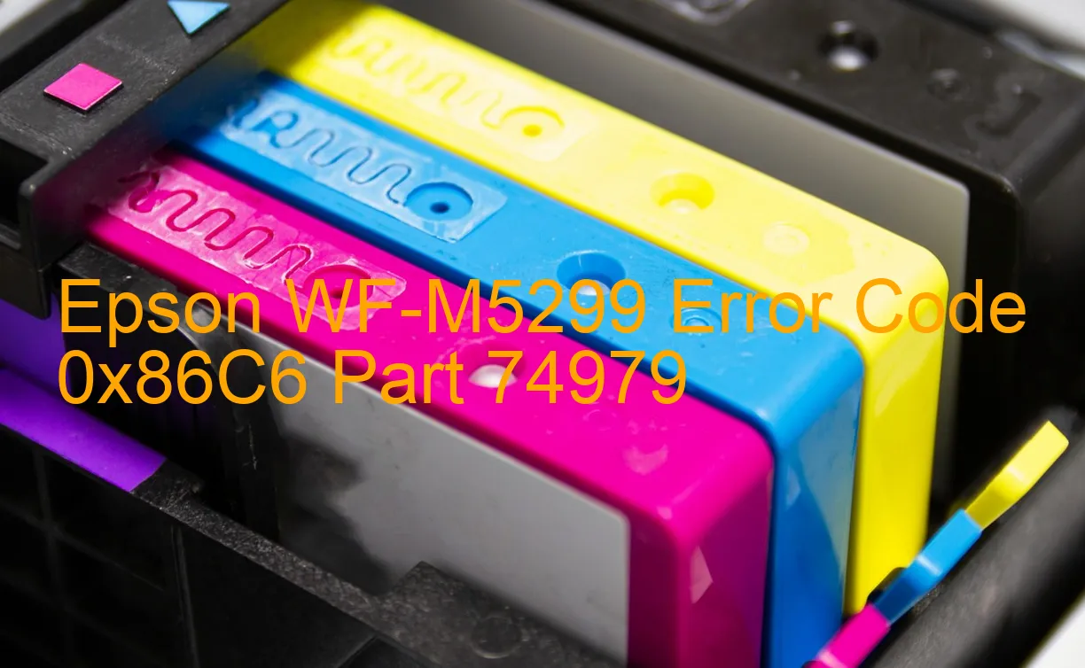 Epson WF-M5299 Code d'erreur 0x86C6