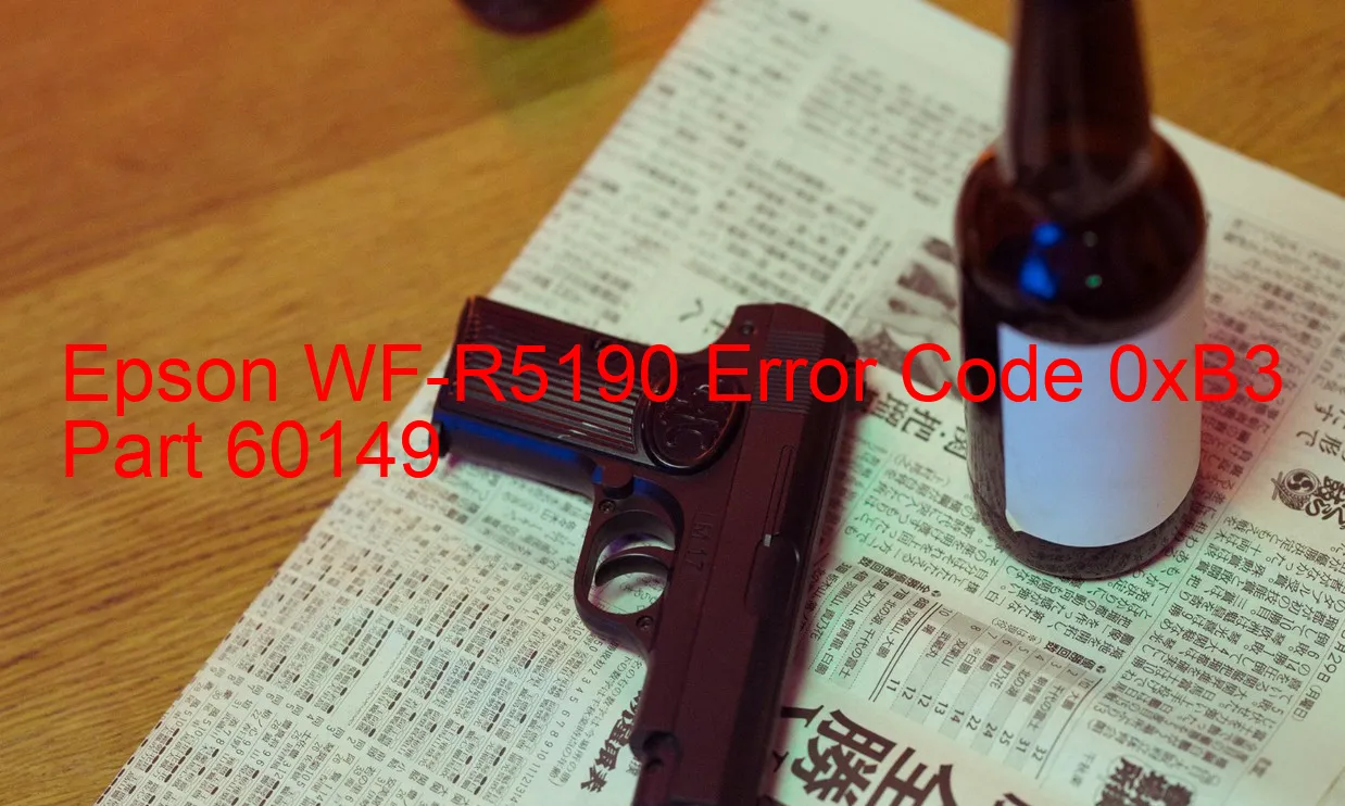 Epson WF-R5190 Code d'erreur 0xB3