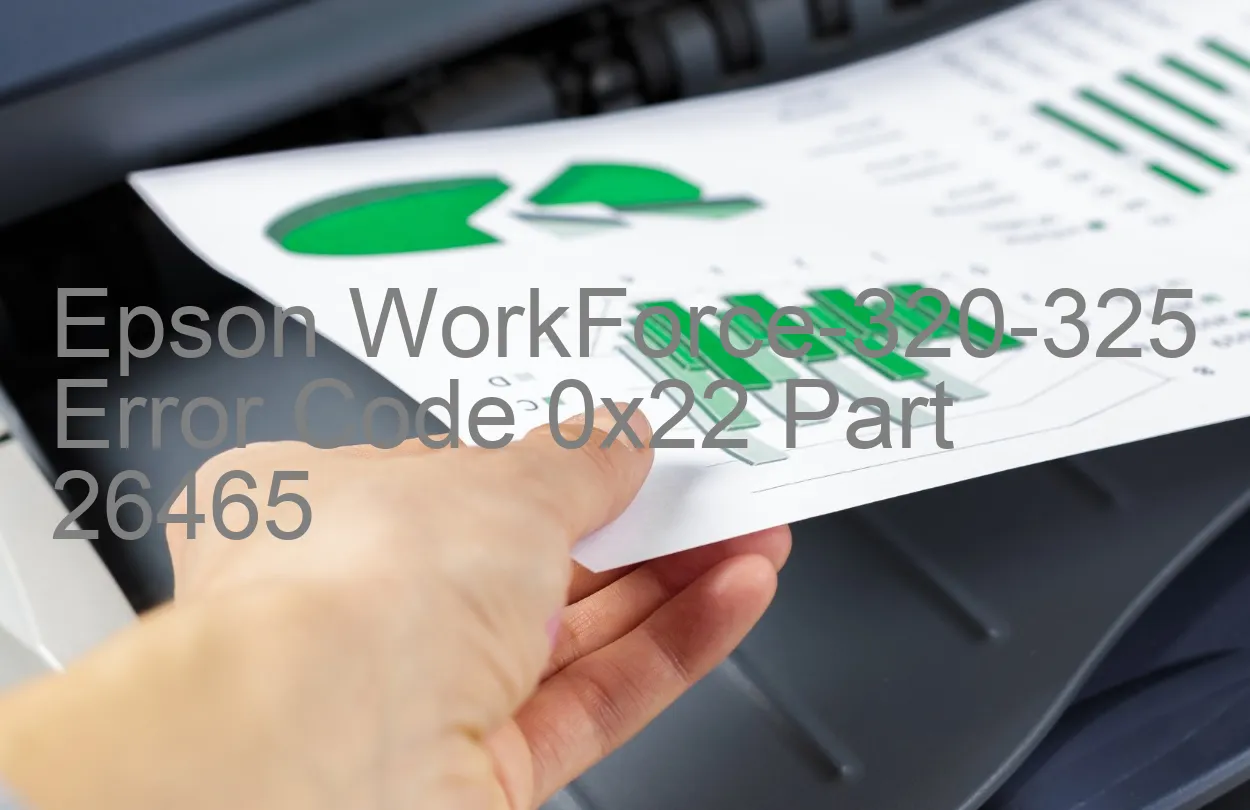 Epson WorkForce-320-325 Code d'erreur 0x22