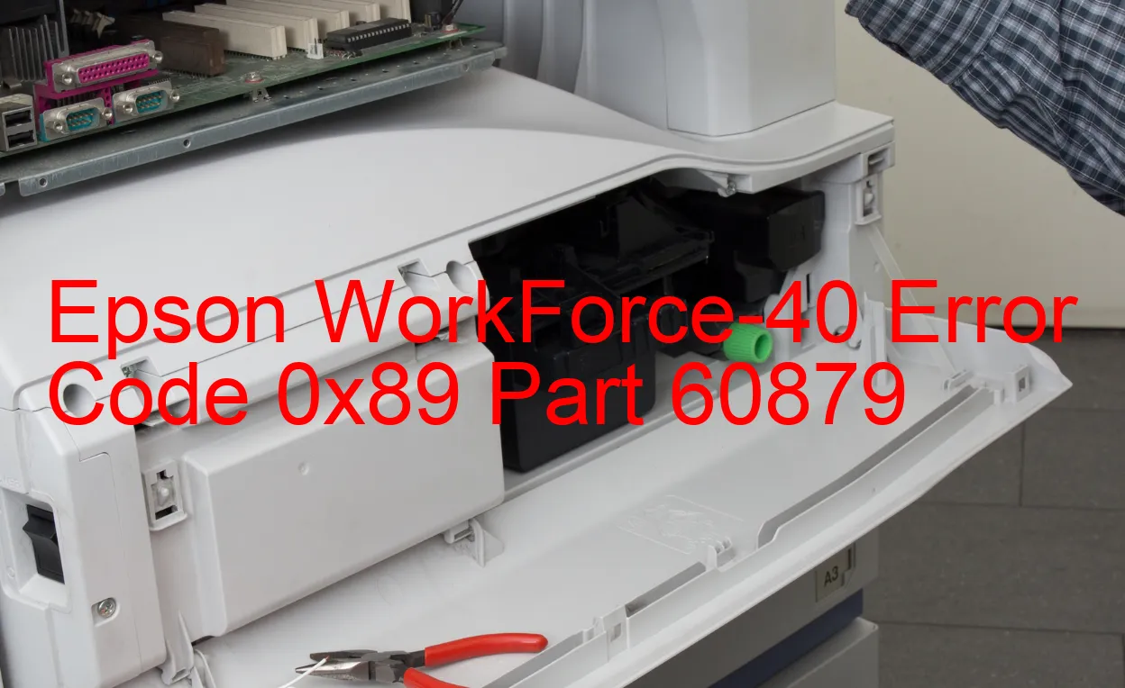 Epson WorkForce-40 Code d'erreur 0x89