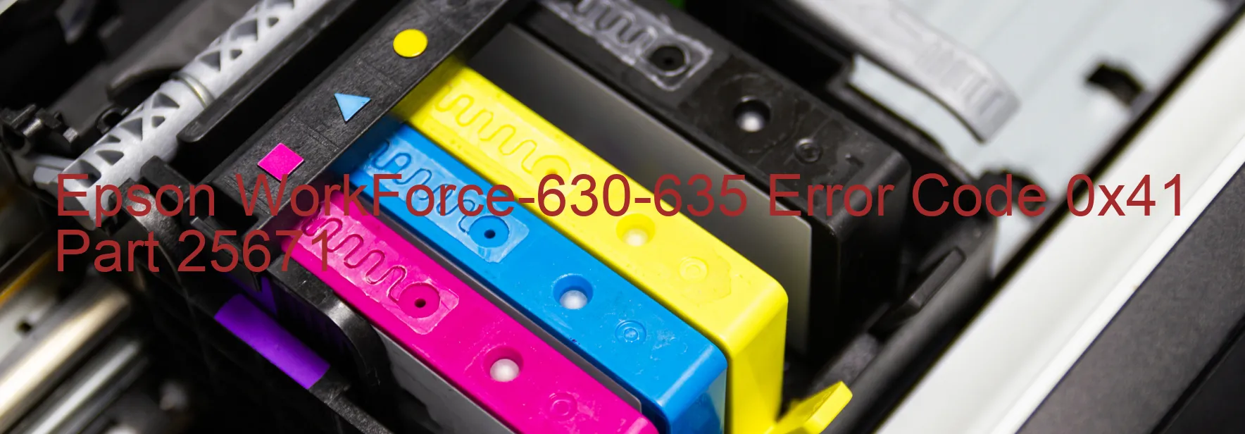 Epson WorkForce-630-635 Code d'erreur 0x41