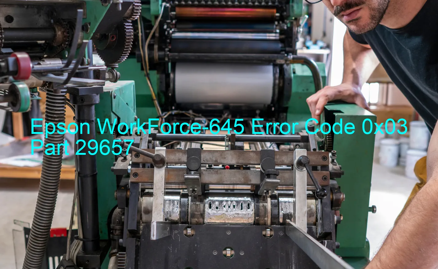 Epson WorkForce-645 Code d'erreur 0x03