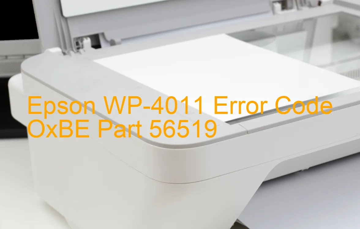 Epson WP-4011 Code d'erreur OxBE