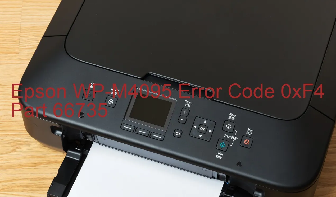 Epson WP-M4095 Code d'erreur 0xF4