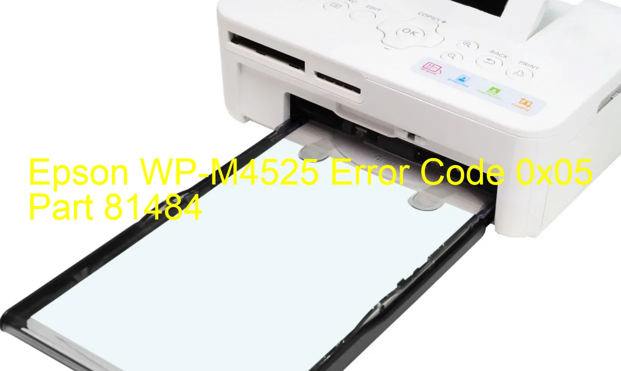 Epson WP-M4525 Code d'erreur 0x05