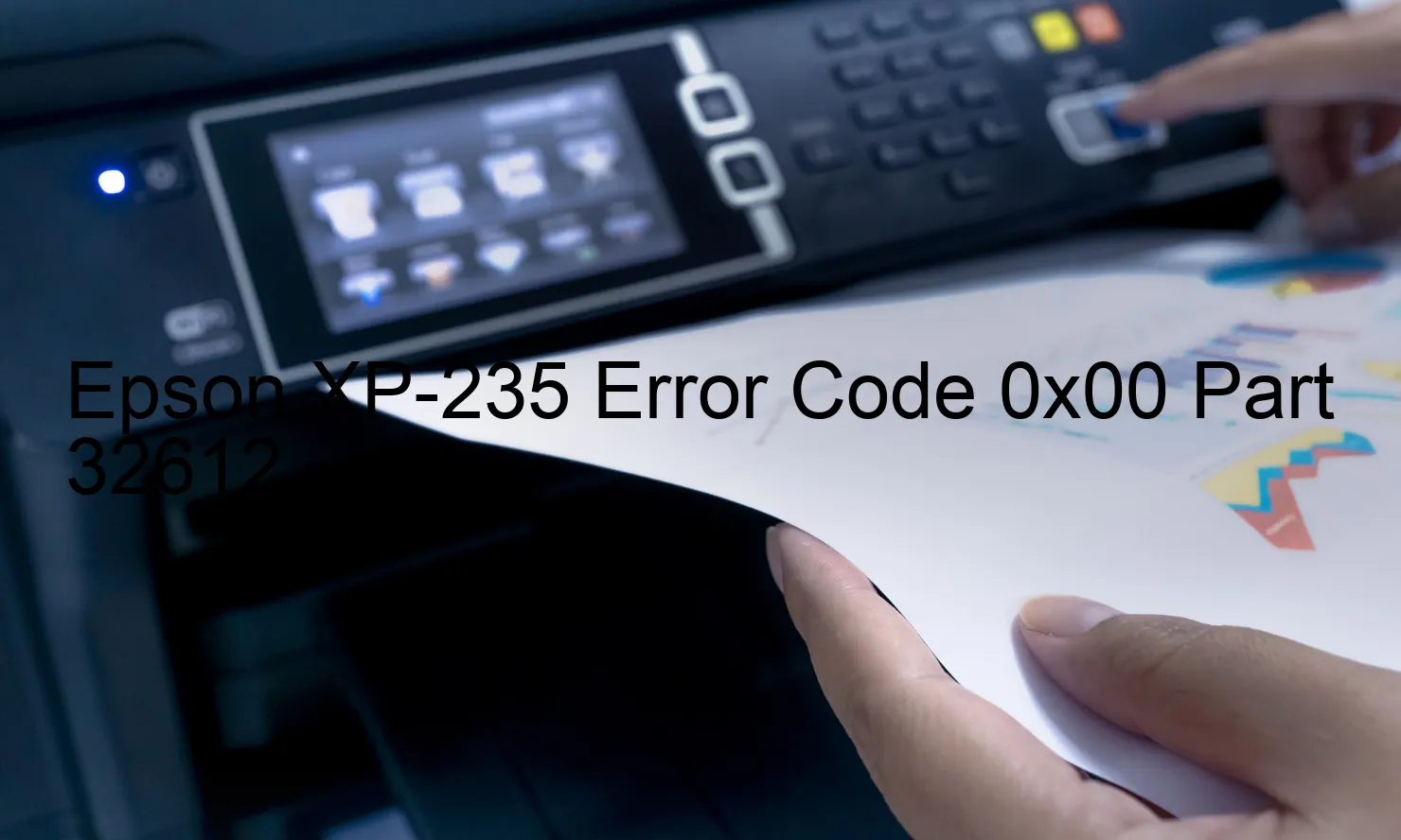 Epson XP-235 Code d'erreur 0x00