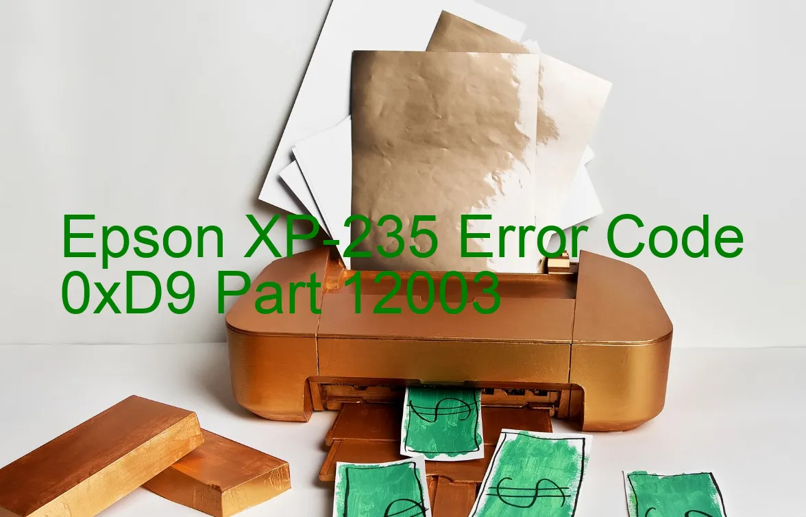 Epson XP-235 Code d'erreur 0xD9