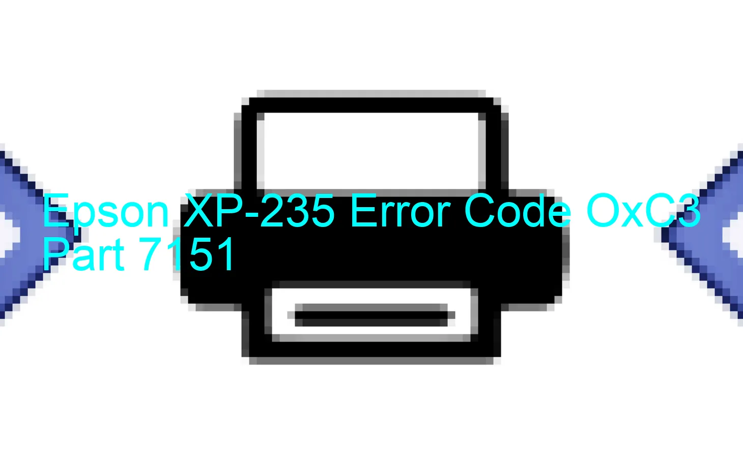 Epson XP-235 Code d'erreur OxC3