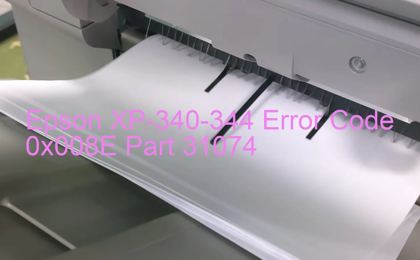 Epson XP-340-344 Code d'erreur 0x008E