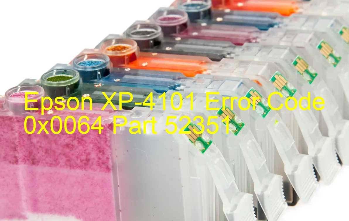 Epson XP-4101 Code d'erreur 0x0064