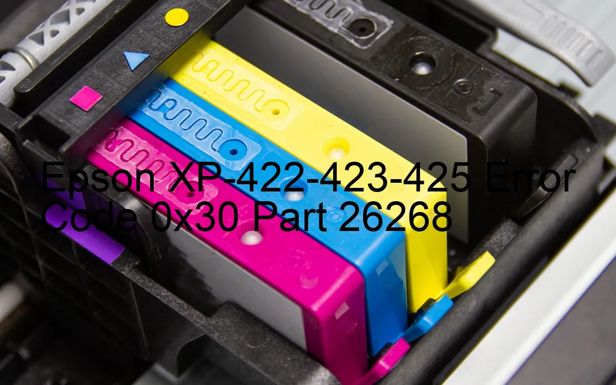 Epson XP-422-423-425 Code d'erreur 0x30