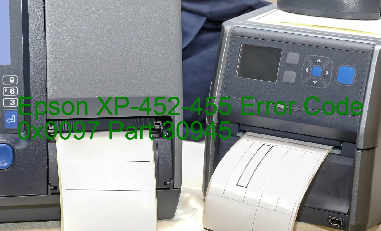 Epson XP-452-455 Code d'erreur 0x0097