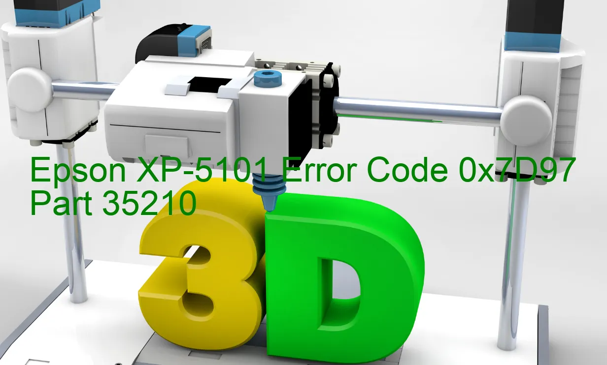 Epson XP-5101 Code d'erreur 0x7D97