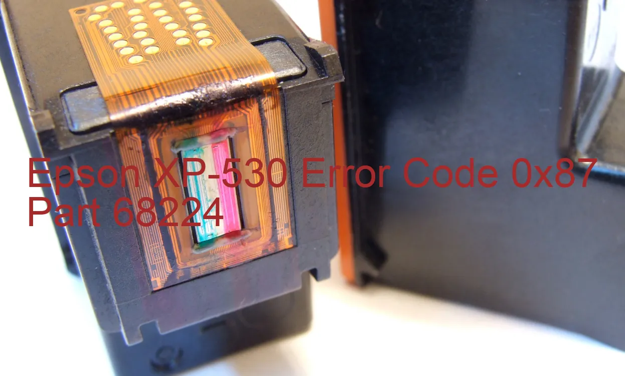 Epson XP-530 Code d'erreur 0x87