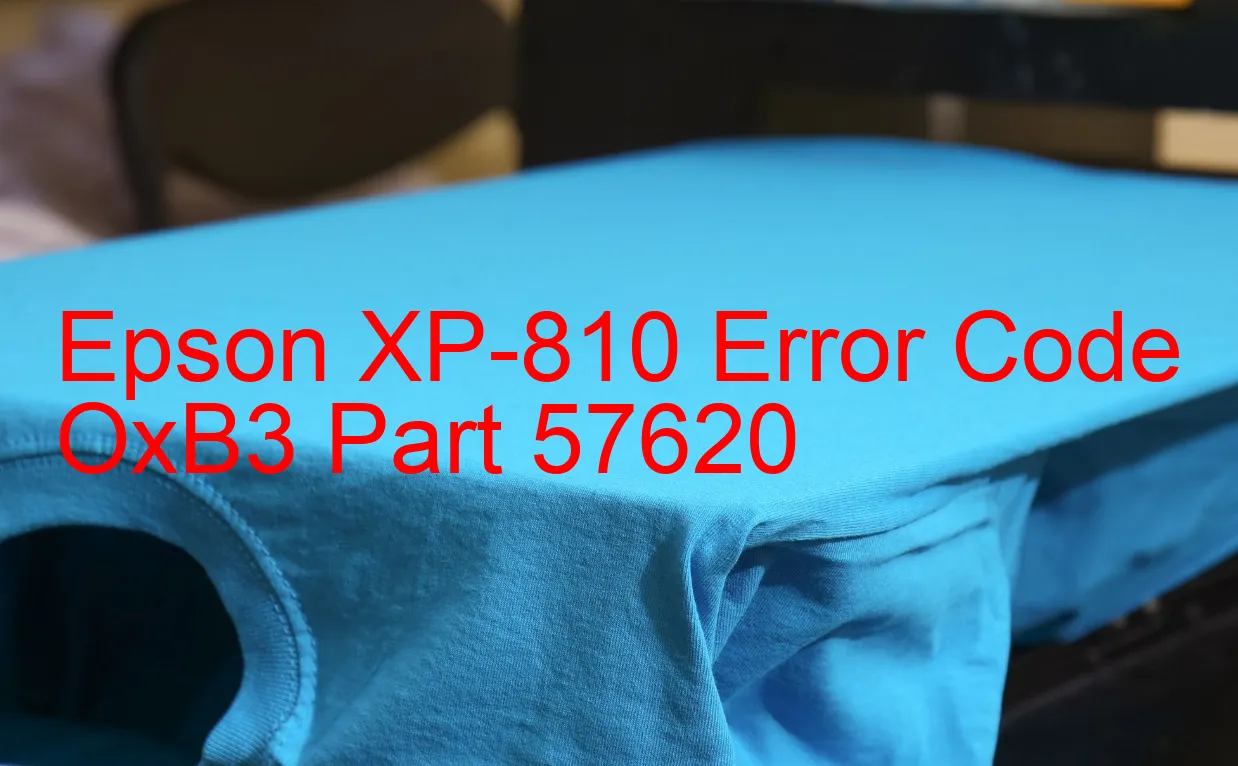 Epson XP-810 Code d'erreur OxB3